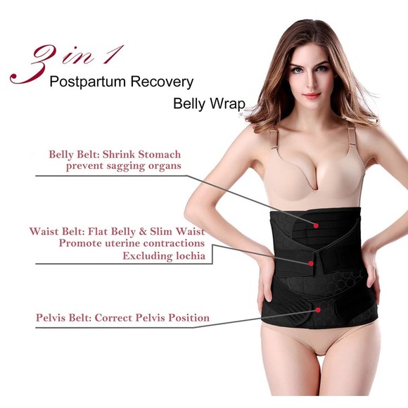 Chong Erfei 3-in-1 Postpartum Support Recovery Belly Wrap * H151 - Picture 2 of 7